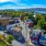 aerial view of Little Italy town